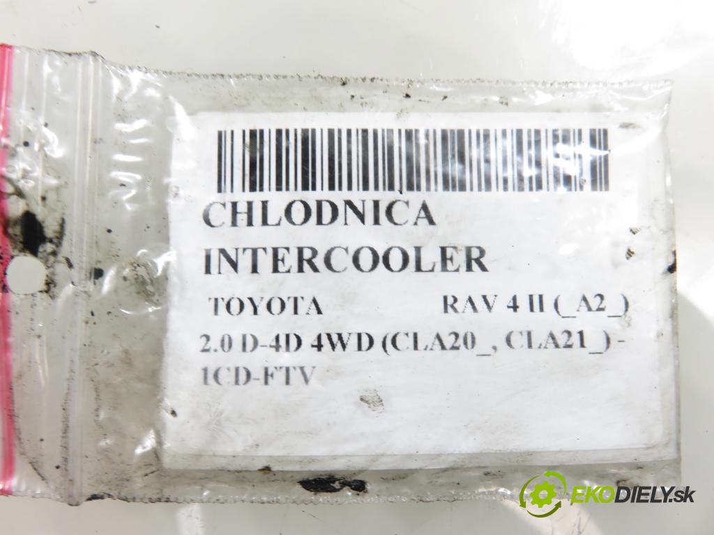 TOYOTA RAV 4 II (_A2_) SUV 2003 85,00 2.0 D-4D 4WD 116 - 1CD-FTV 1995,00 chladič intercooler 