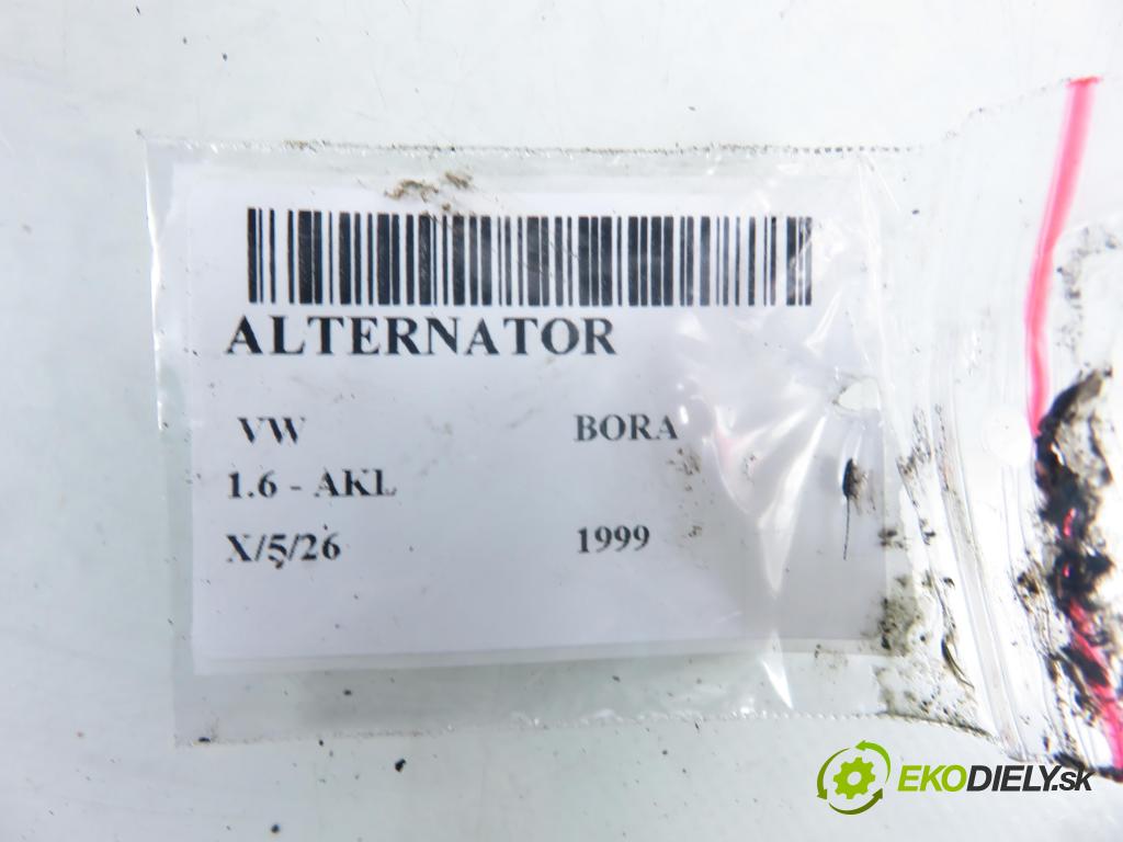 VW BORA (1J2) SEDAN 1999 74,00 1.6 - AKL 1595,00 Alternátor 028903028D (Alternátor)