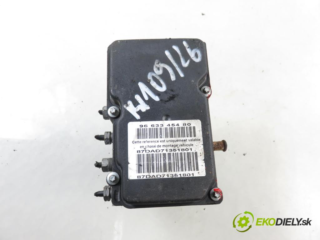 CITROEN C4 I (LC_) HB 2005 66,00 1.6 HDi - 9HX (DV6ATED4) 1560,00 Pumpa ABS 0265800406 (Pumpa ABS)