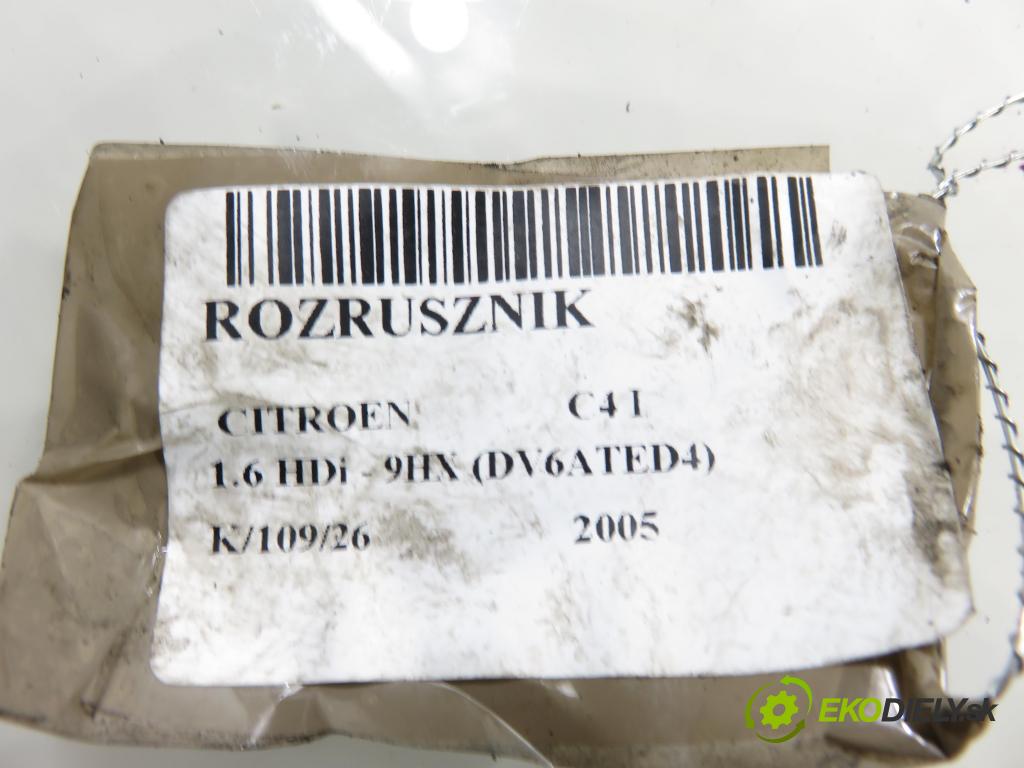 CITROEN C4 I (LC_) HB 2005 66,00 1.6 HDi - 9HX (DV6ATED4) 1560,00 Štartér 9664016980 ; M000T22472 (Štartér)