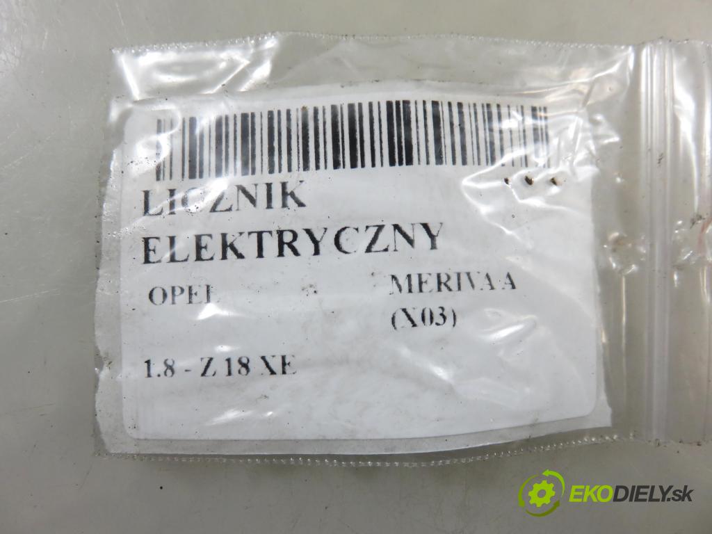 OPEL MERIVA A nadwozie wielkoprzestrzenne (MPV) (X03) HB 2006 92,00 1.8 - Z 18 XE 1796,00 Prístrojovka elektrický 13214771LP ; 110080162039