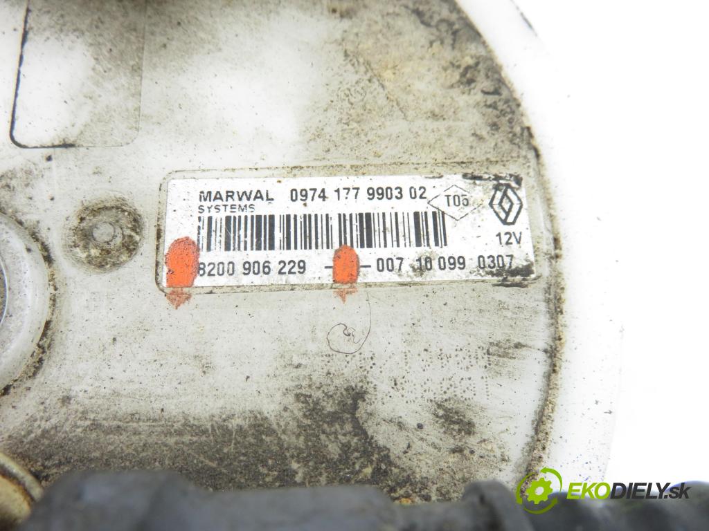 RENAULT MODUS / GRAND MODUS (F/JP0_) MINIVAN 2010 63,00 1.5 dCi (FP0F, JP0F) - K9K 766 1461,00 senzor hladiny paliva 8200906209