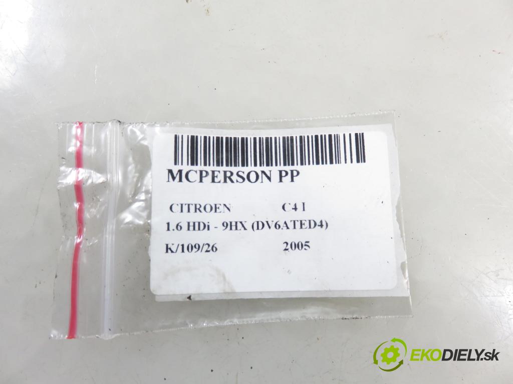 CITROEN C4 I (LC_) HB 2005 66,00 1.6 HDi - 9HX (DV6ATED4) 1560,00 MCPERSON PP 