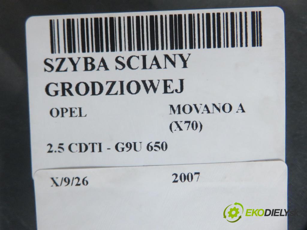 OPEL MOVANO Platforma / podwoyie (X70) KABINA/PLATFORMA 2007 0,00 2.5 CDTI - G9U 650 2464,00 okno OBRAZOVKY PŘEPÁŽKA