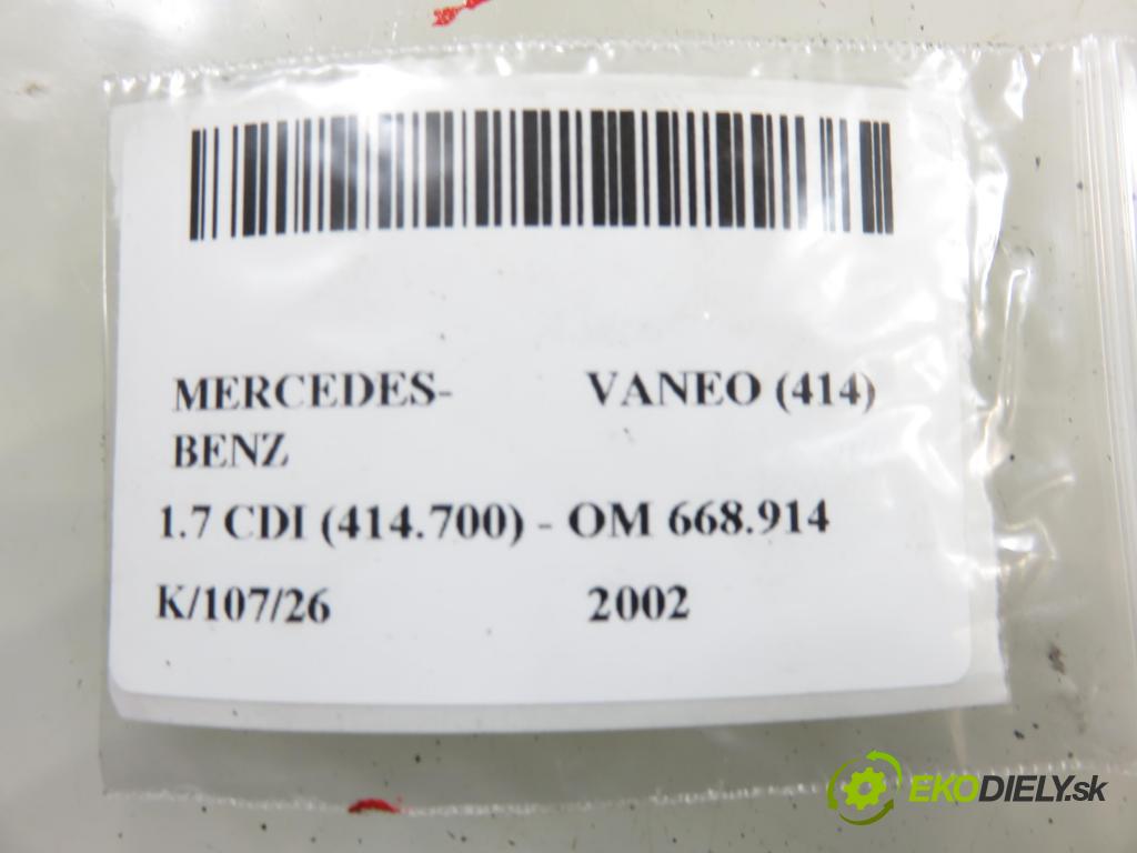 MERCEDES-BENZ VANEO (414) MINIVAN 2002 67,00 1.7 CDI (414.700) - OM 668.914 1689,00 PÁSKA: air BAG 0025426518