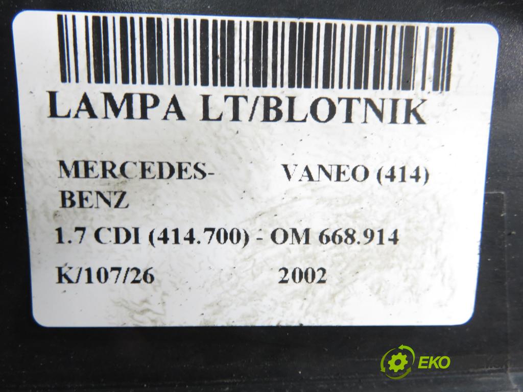 MERCEDES-BENZ VANEO (414) MINIVAN 2002 67,00 1.7 CDI (414.700) - OM 668.914 1689,00 Svetlo ľavé zadné A4148200064