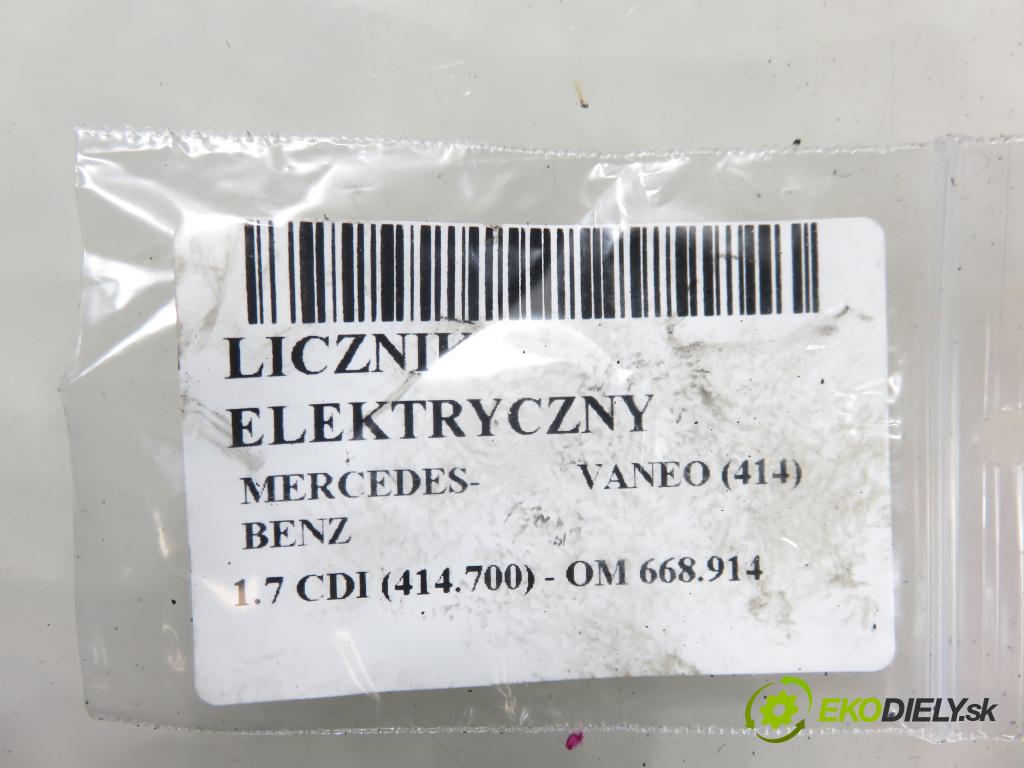 MERCEDES-BENZ VANEO (414) MINIVAN 2002 67,00 1.7 CDI (414.700) - OM 668.914 1689,00 Prístrojovka elektrický A4144460221