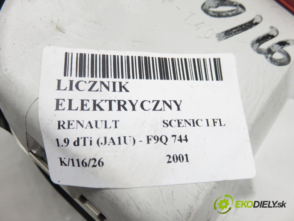 RENAULT SCENIC I (JA0/1_) MINIVAN 2001 59,00 1.9 dTi 80 - F9Q 744 1870,00 Prístrojovka elektrický 8200071811