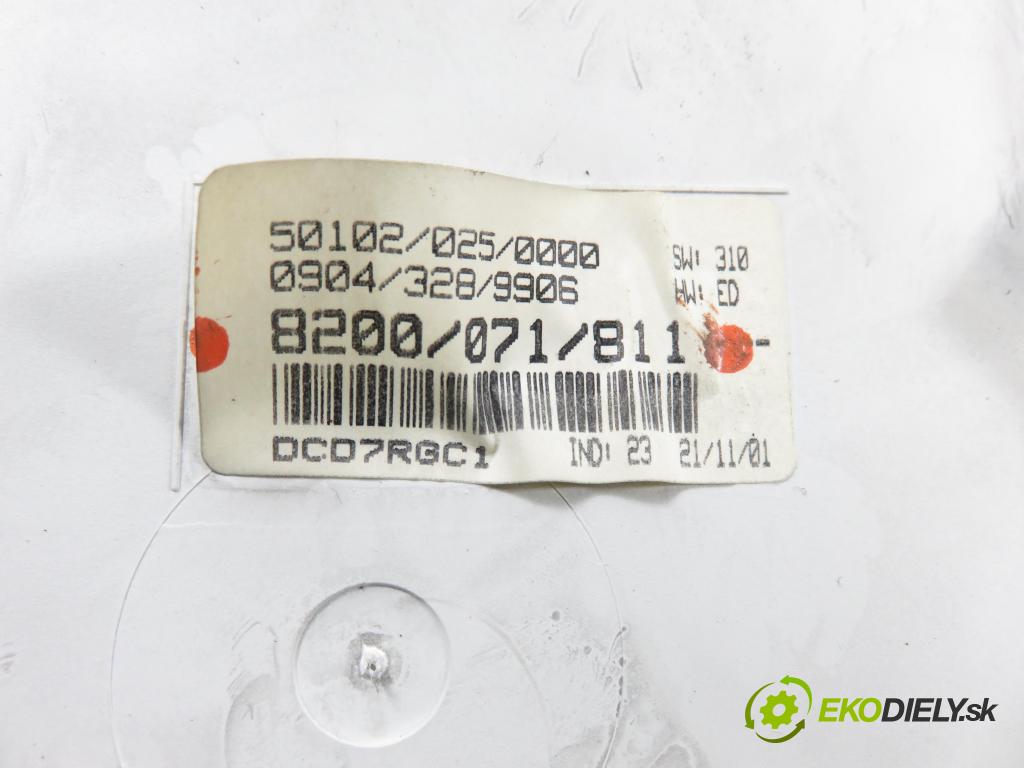 RENAULT SCENIC I (JA0/1_) MINIVAN 2001 59,00 1.9 dTi 80 - F9Q 744 1870,00 Prístrojovka elektrický 8200071811