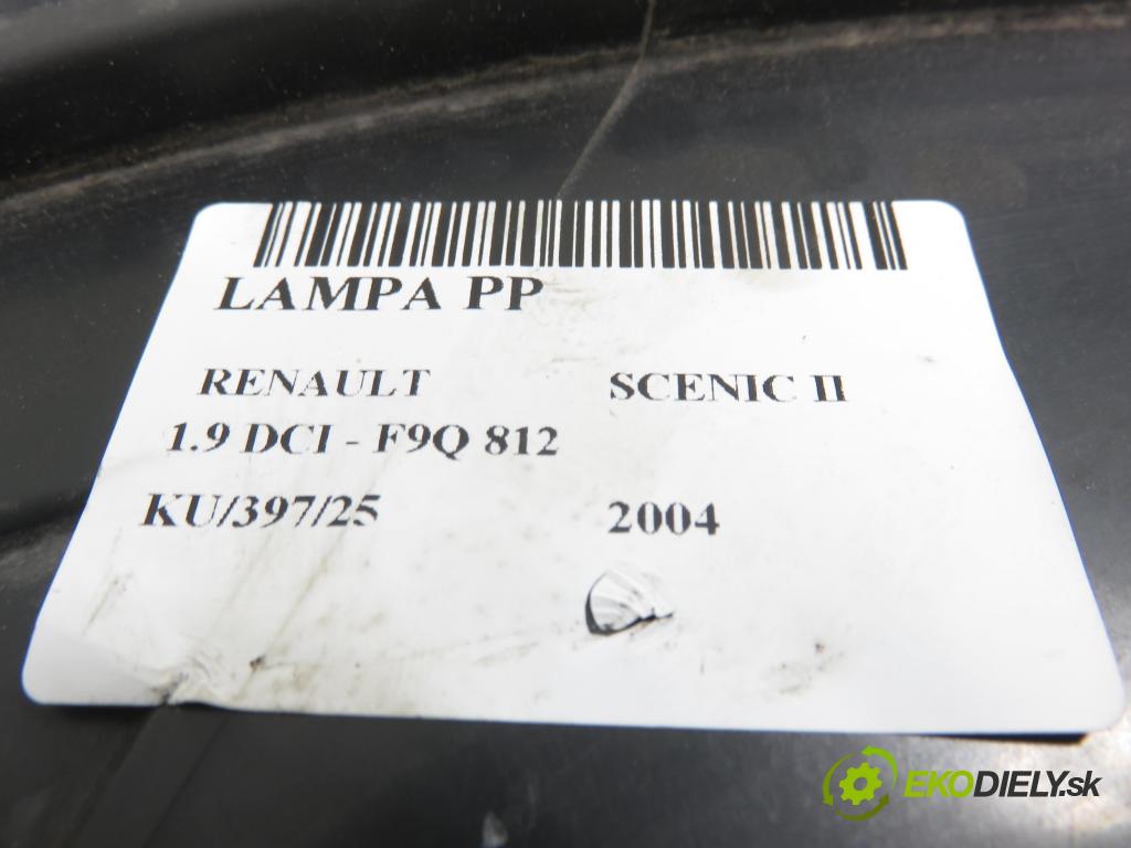 RENAULT SCENIC II (JM0/1_) MINIVAN 2004 88,00 1.9 DCI - F9Q 812 1870,00 Svetlo PP 