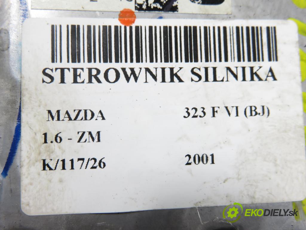 MAZDA 323 F VI (BJ) HB 2001 72,00 1.6 - ZM 1598,00 Riadiaca jednotka Motor 2797001342