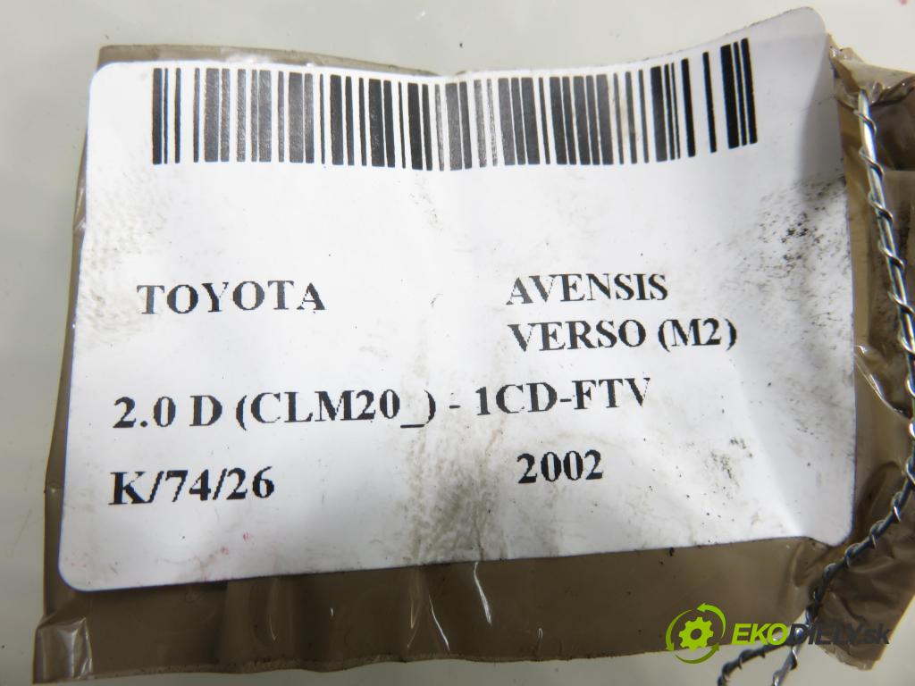 TOYOTA AVENSIS VERSO (_M2_) MINIVAN 2002 85,00 2.0 D (CLM20_) - 1CD-FTV 1995,00 Riadiaca jednotka vstreku 8987120030 ; 1310001041