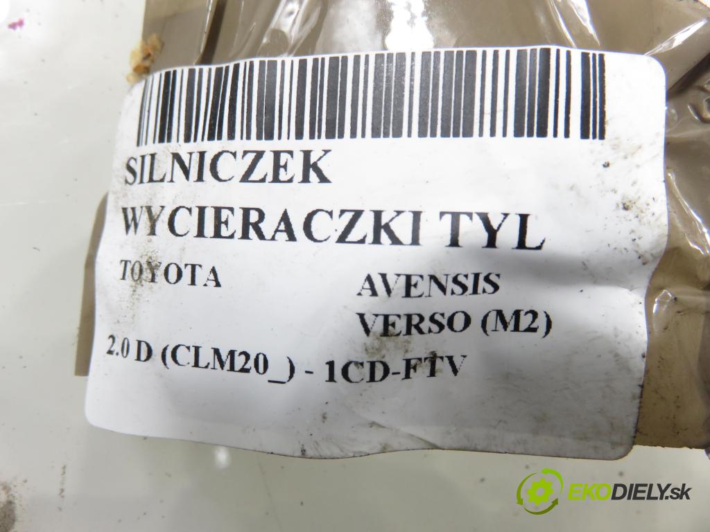 TOYOTA AVENSIS VERSO (_M2_) MINIVAN 2002 85,00 2.0 D (CLM20_) - 1CD-FTV 1995,00 motorek stěrače ZADNÍ: 8502044020 ; 1592005810