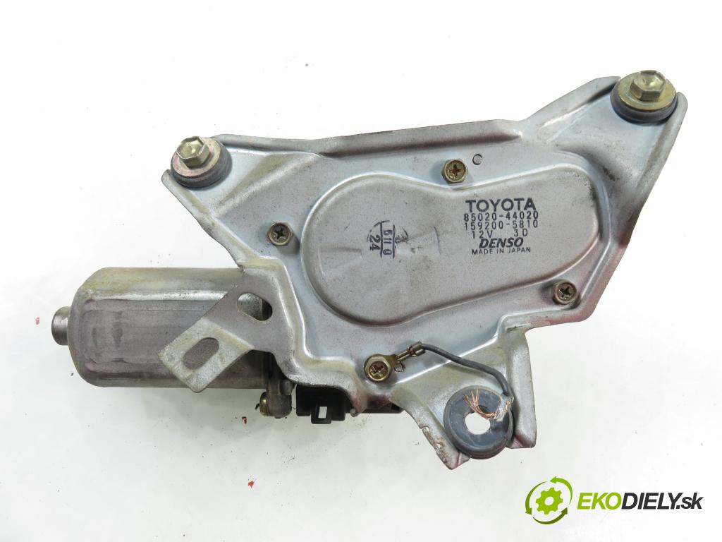 TOYOTA AVENSIS VERSO (_M2_) MINIVAN 2002 85,00 2.0 D (CLM20_) - 1CD-FTV 1995,00 Motorček stierače zadné 8502044020 ; 1592005810