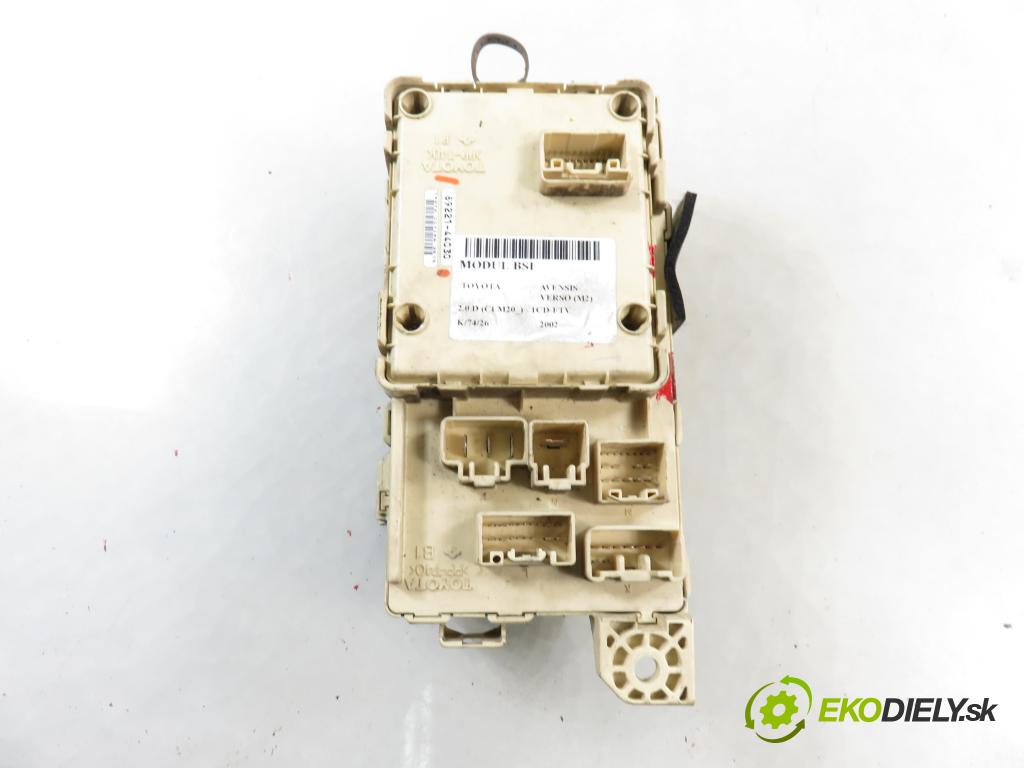 TOYOTA AVENSIS VERSO (_M2_) MINIVAN 2002 85,00 2.0 D (CLM20_) - 1CD-FTV 1995,00 MODUL BSI 8922144030
