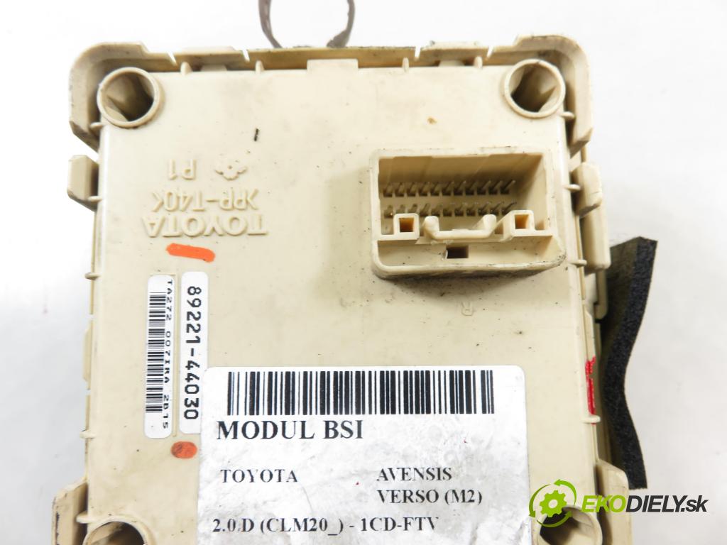 TOYOTA AVENSIS VERSO (_M2_) MINIVAN 2002 85,00 2.0 D (CLM20_) - 1CD-FTV 1995,00 MODUL BSI 8922144030