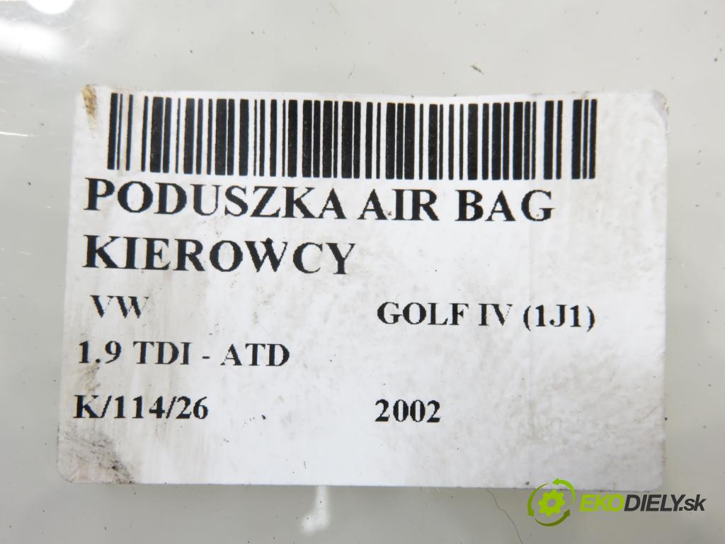 VW GOLF IV (1J1) HB 2002 74,00 1.9 TDI PD 101 - ATD 1896,00 AirBag air BAG volantu 3B0880201BJ