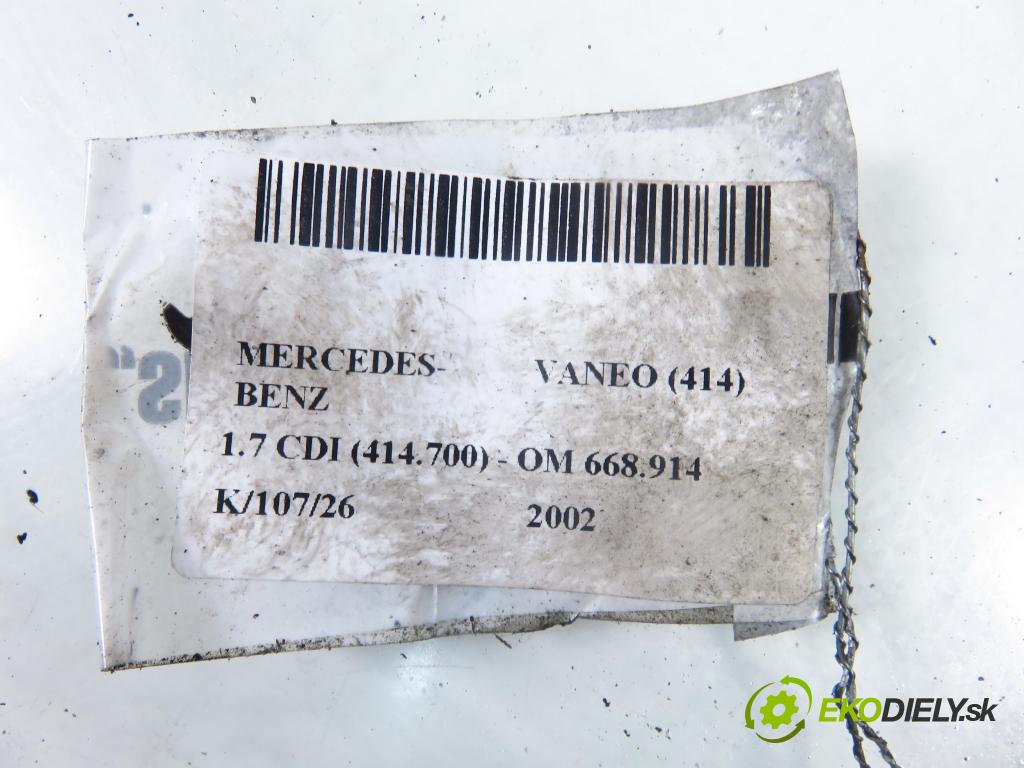 MERCEDES-BENZ VANEO (414) MINIVAN 2002 67,00 1.7 CDI (414.700) - OM 668.914 1689,00 MCPERSON PP 318131