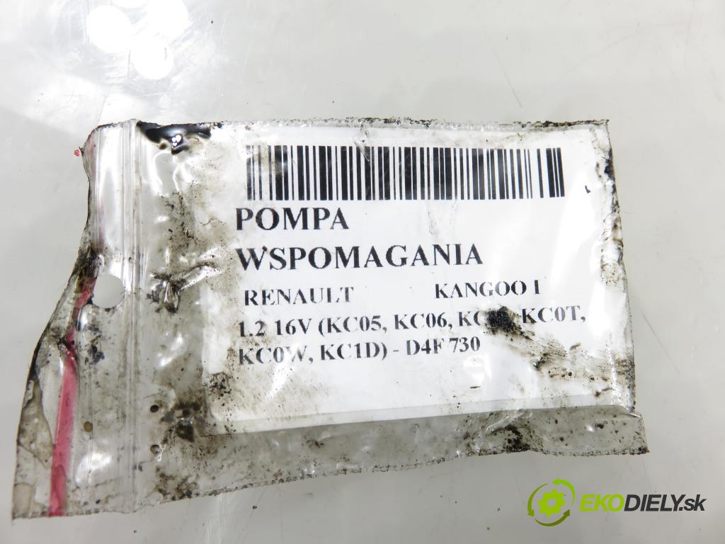 RENAULT KANGOO (KC0/1_) KOMBIVAN 2007 55,00 1.2 16V (KC05, KC06, KC03, KC0T, KC0W, KC1D) - D4F 1149,00 pumpa servočerpadlo 26108327EF ; 7700419118 ; 8200320517 (Servočerpadlo)