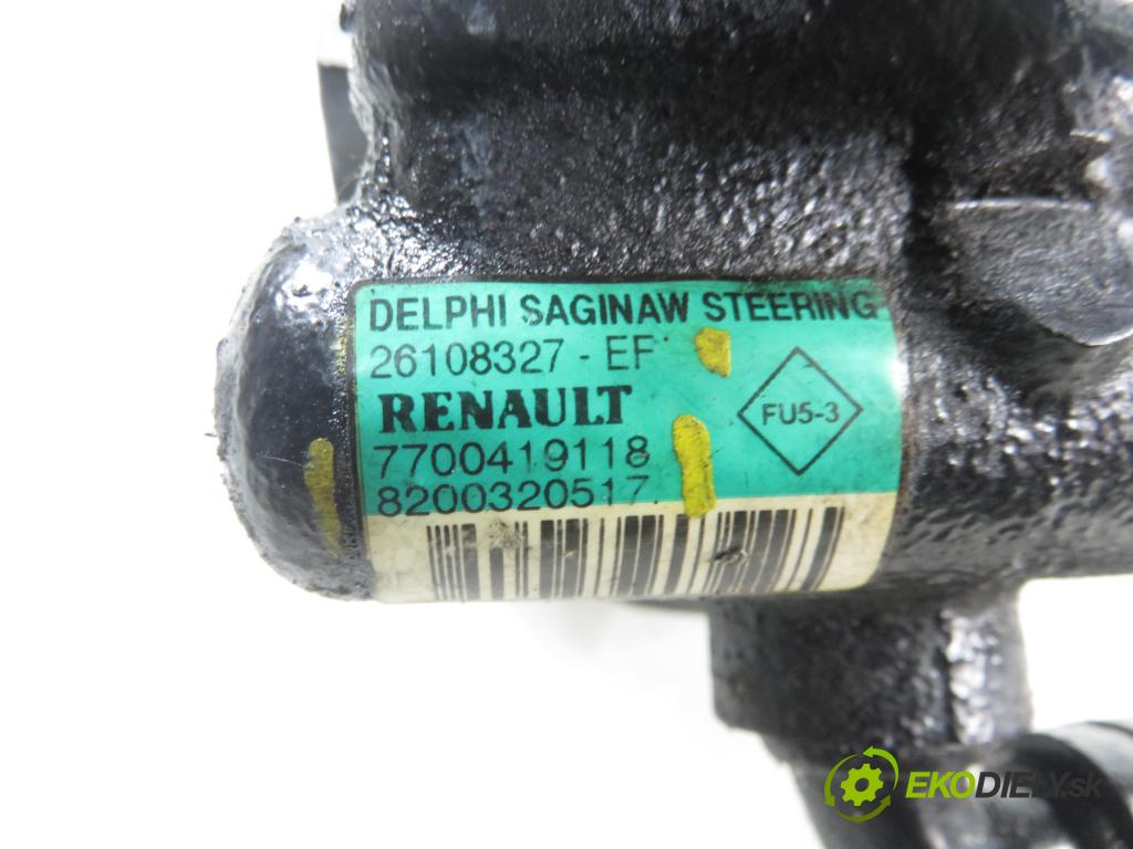 RENAULT KANGOO (KC0/1_) KOMBIVAN 2007 55,00 1.2 16V (KC05, KC06, KC03, KC0T, KC0W, KC1D) - D4F 1149,00 pumpa servočerpadlo 26108327EF ; 7700419118 ; 8200320517 (Servočerpadlo)
