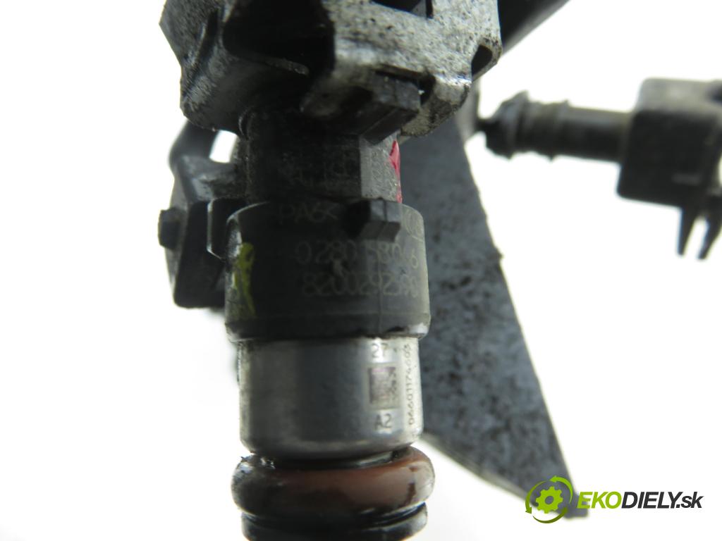 RENAULT KANGOO (KC0/1_) KOMBIVAN 2007 55,00 1.2 16V (KC05, KC06, KC03, KC0T, KC0W, KC1D) - D4F 1149,00 lišta vstřikovací 8200286064 ; 8200292590 ; 0280158046 (Vstřikovací lišta)