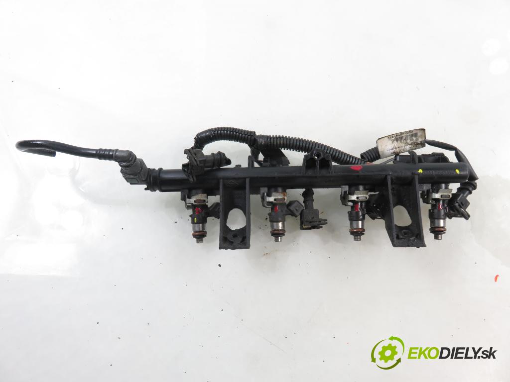 RENAULT KANGOO (KC0/1_) KOMBIVAN 2007 55,00 1.2 16V (KC05, KC06, KC03, KC0T, KC0W, KC1D) - D4F 1149,00 lišta vstřikovací 8200286064 ; 8200292590 ; 0280158046 (Vstřikovací lišta)