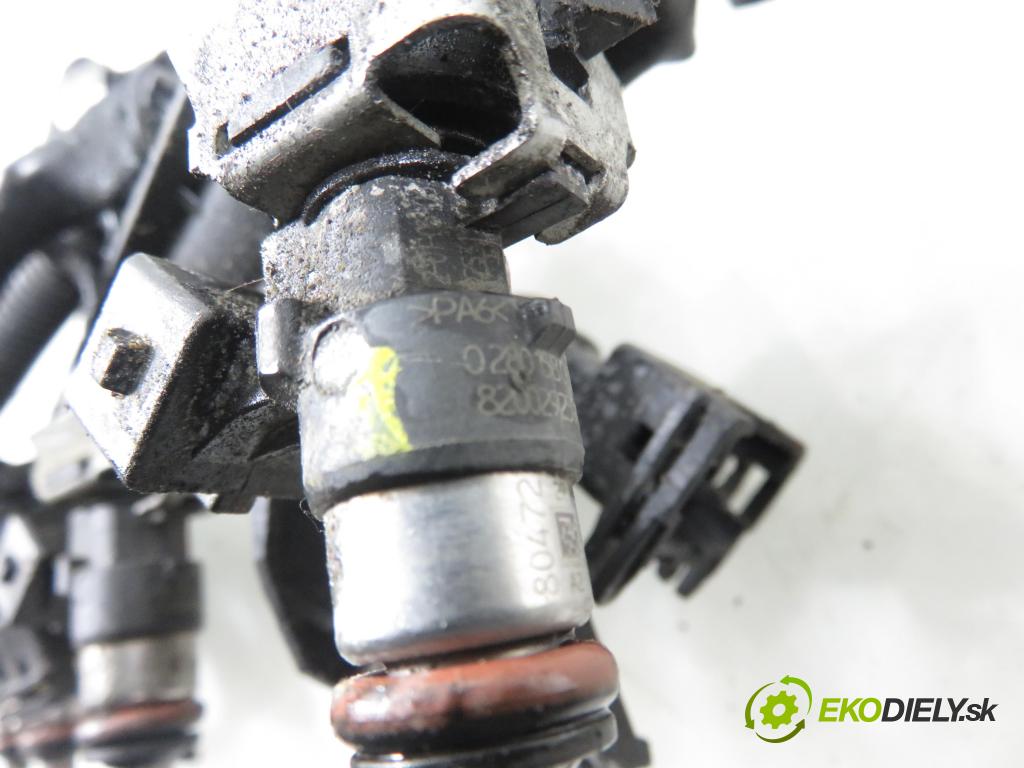 RENAULT KANGOO (KC0/1_) KOMBIVAN 2007 55,00 1.2 16V (KC05, KC06, KC03, KC0T, KC0W, KC1D) - D4F 1149,00 lišta vstřikovací 8200286064 ; 8200292590 ; 0280158046 (Vstřikovací lišta)