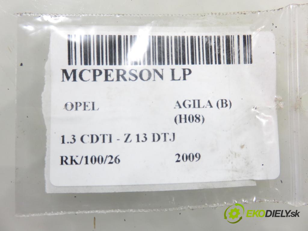 OPEL AGILA (B) (H08) HB 2009 55,00 1.3 CDTI - Z 13 DTJ 1248,00 MCPERSON LP 