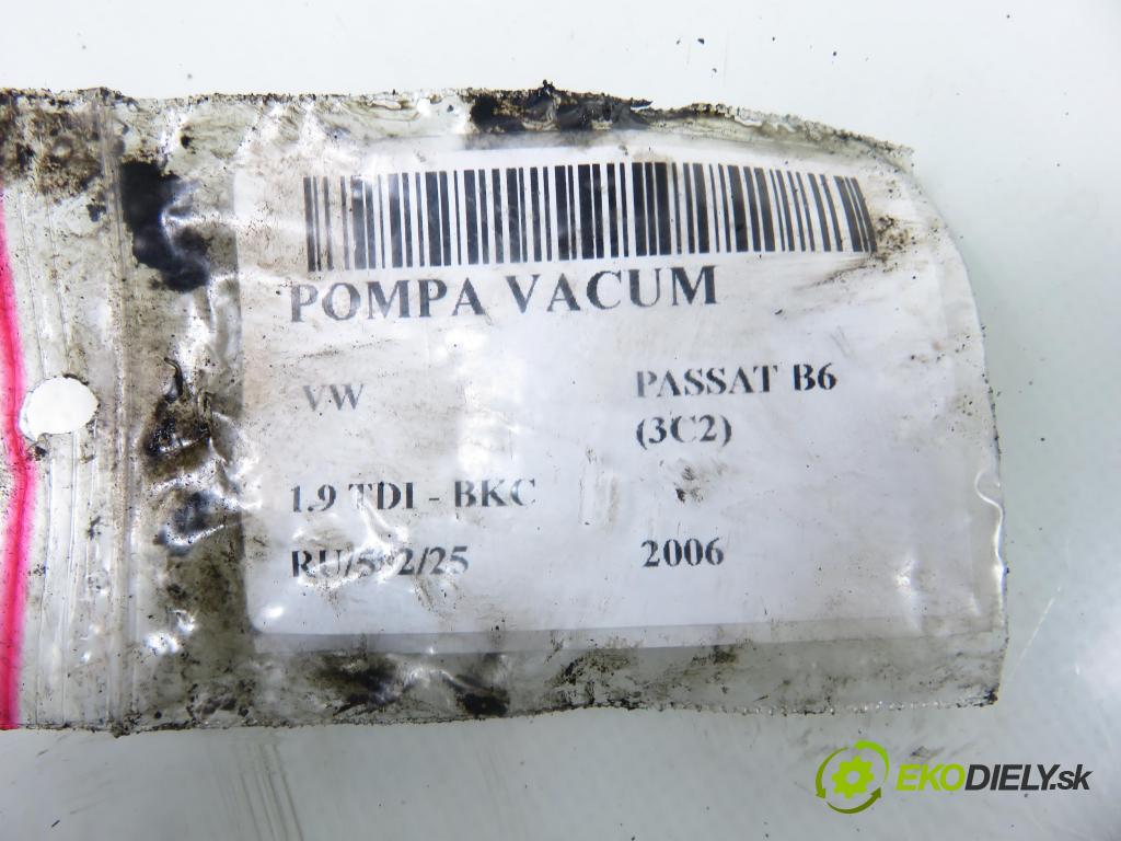 VW PASSAT B6 (3C2) SEDAN 2006 77,00 1.9 TDI PD 105 - BKC 1896,00 Pumpa vákuová 038145209K
