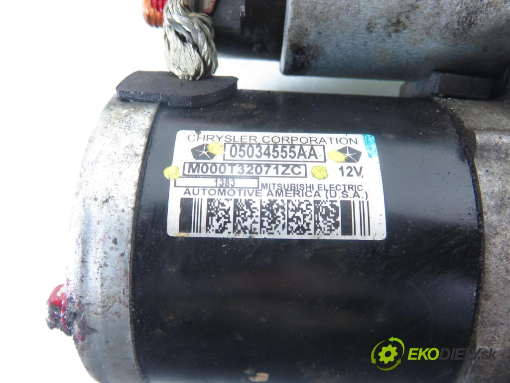 JEEP PATRIOT (MK74) SUV 2008 125,00 2.4 4x4 - 170 DOHC 16V Dual VVT (ED3) 2360,00 Štartér 05034555AA ; M000T32071ZC (Štartér)