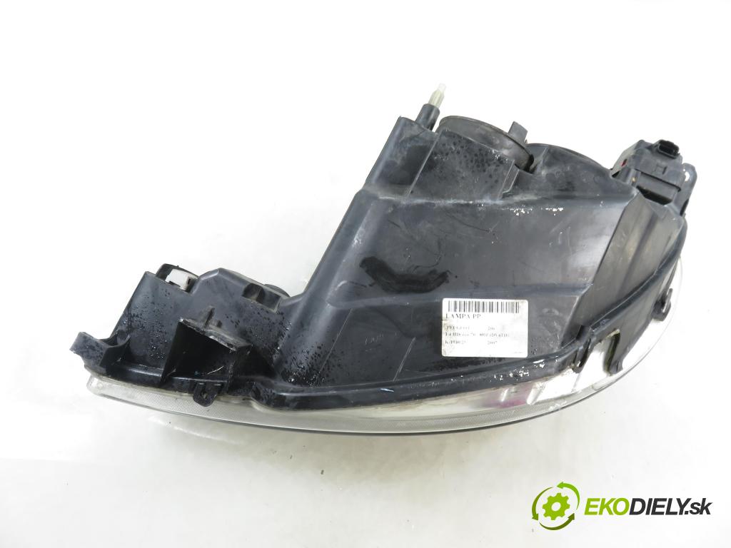 PEUGEOT 206 liftback (2A/C) HB 2007 50,00 1.4 HDi 8V 70 - 8HZ 1398,00 Svetlo PP 89901125
