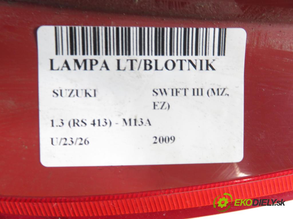 SUZUKI SWIFT III (MZ, EZ) HB 2009 68,00 1.3 92 - M13A 1328,00 světlo levé zadní 