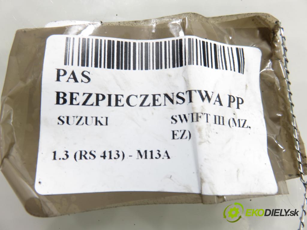 SUZUKI SWIFT III (MZ, EZ) HB 2009 68,00 1.3 92 - M13A 1328,00 Držiak bezpečnostný PP 8492063J1