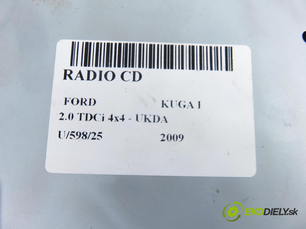 FORD KUGA I SUV 2009 100,00 2.0 TDCi 4x4 - G6DG 1997,00 RADIO CD 8V4T18C815AC