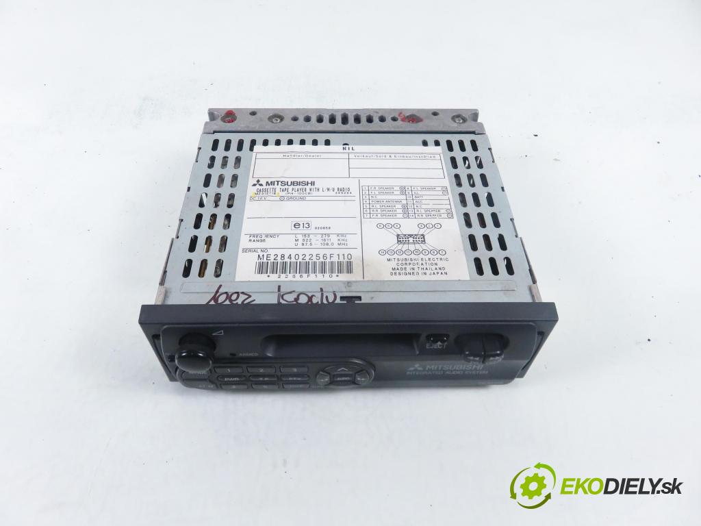 MITSUBISHI PAJERO PININ (H6_W, H7_W) SUV 2005 84,00 1.8 (H76W, H66W) - 4G93 (SOHC 16V) 1834,00 RADIO Modul MZ312718