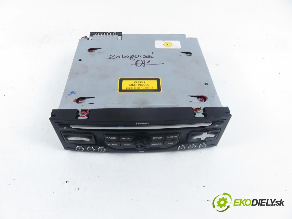 CITROEN C4 Picasso I (UD_) MINIVAN 2010 80,00 1.6 HDi 16V 109 - 9HZ 1560,00 RADIO CD 96737708XT