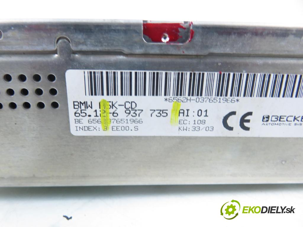 BMW 7 (E65, E66, E67) SEDAN 2003 190,00 740 d- M67 D39 (398D1) 3901,00 RADIO CD 6937735