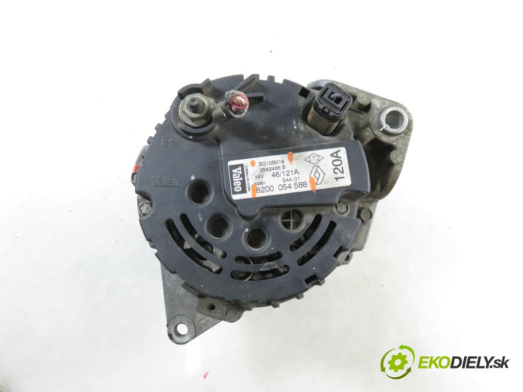 RENAULT SCENIC I (JA0/1_) MINIVAN 2001 59,00 1.9 dTi 80 - F9Q 744 1870,00 Alternátor 8200054588 ; SG10B019 (Alternátor)