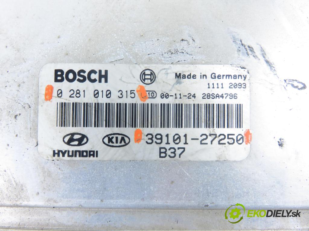 HYUNDAI SANTA FÉ I (SM) SUV 2001 83,00 2.0 CRDi 4x4 113 - D4EA 1991,00 Riadiaca jednotka Motor 0281010315 ; 3910127250