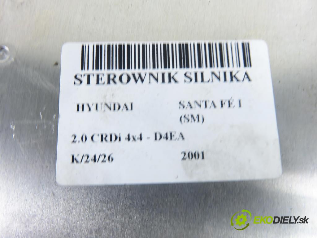 HYUNDAI SANTA FÉ I (SM) SUV 2001 83,00 2.0 CRDi 4x4 113 - D4EA 1991,00 Riadiaca jednotka Motor 0281010315 ; 3910127250