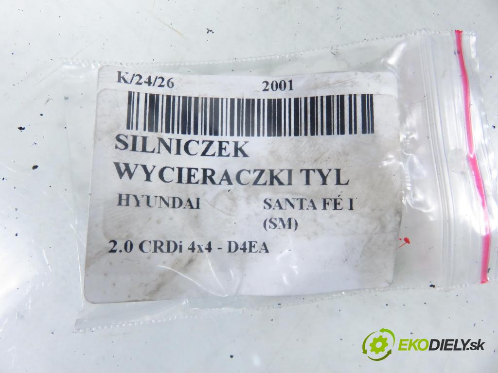 HYUNDAI SANTA FÉ I (SM) SUV 2001 83,00 2.0 CRDi 4x4 113 - D4EA 1991,00 Motorček stierače zadné 9870026000