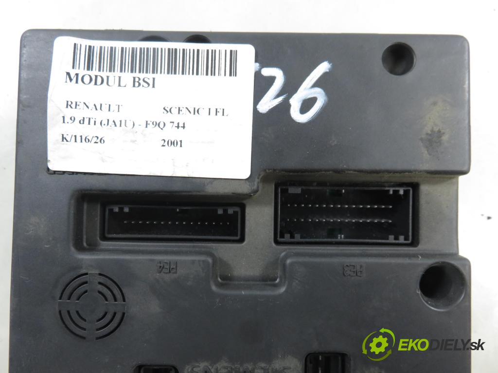 RENAULT SCENIC I (JA0/1_) MINIVAN 2001 59,00 1.9 dTi 80 - F9Q 744 1870,00 MODUL BSI 8200029342B ; S108502610G