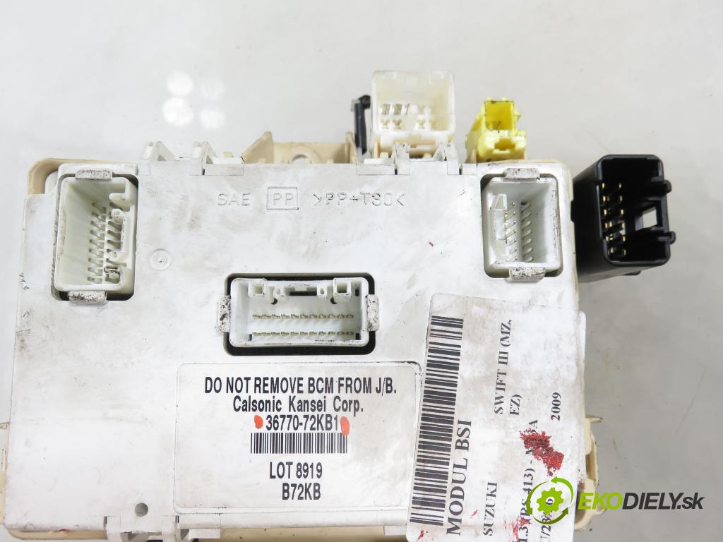 SUZUKI SWIFT III (MZ, EZ) HB 2009 68,00 1.3 92 - M13A 1328,00 MODUL BSI 3677072KB1