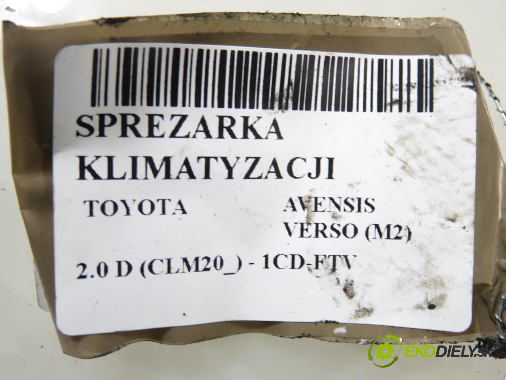 TOYOTA AVENSIS VERSO (_M2_) MINIVAN 2002 85,00 2.0 D (CLM20_) - 1CD-FTV 1995,00 KOMPRESOR: klimatizace 4472204223 (Kompresor klimatizace)