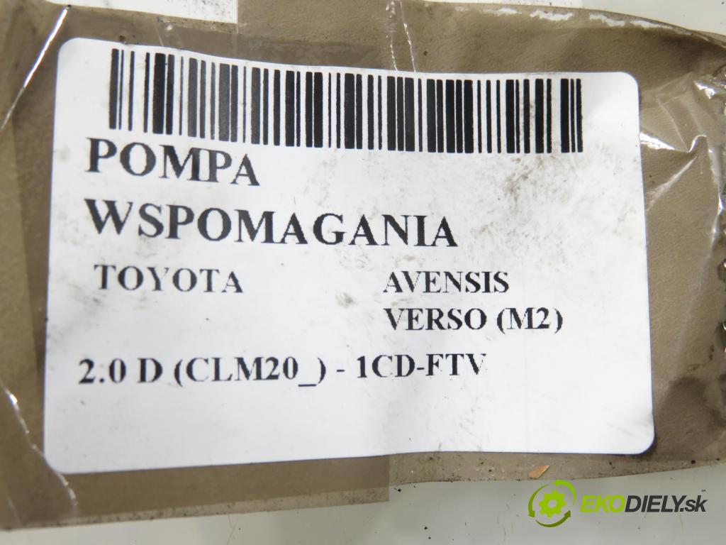 TOYOTA AVENSIS VERSO (_M2_) MINIVAN 2002 85,00 2.0 D (CLM20_) - 1CD-FTV 1995,00 Pumpa servočerpadlo  (Servočerpadlo)