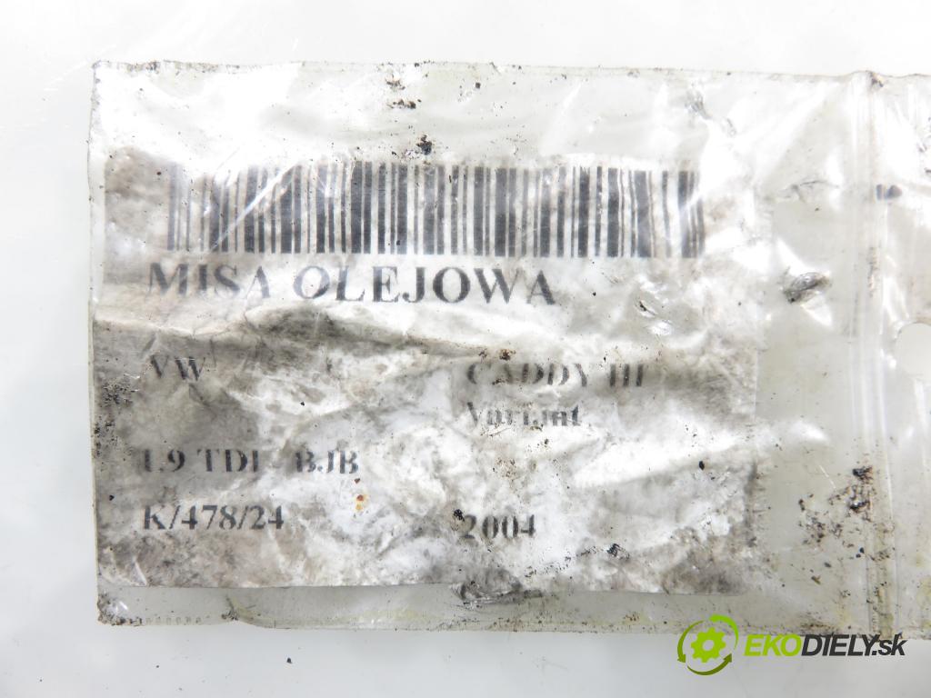 VW CADDY III Variant (2KB, 2KJ, 2CB, 2CJ) KOMBIVAN 2004 77,00 1.9 TDI - BJB 1896,00 Vaňa olejová 038103603AJ ; 038103603AG (Olejová vaňa)