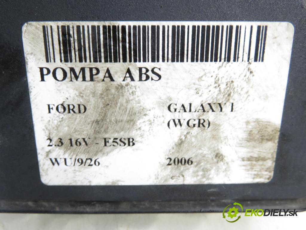 FORD GALAXY (WGR) MINIVAN 2006 103,00 2.3 16V - E5SB 2295,00 pumpa ABS 7M3907379E ; 10092503063 ; 7M3614111M (Pumpa ABS)