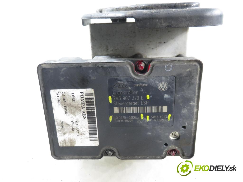 FORD GALAXY (WGR) MINIVAN 2006 103,00 2.3 16V - E5SB 2295,00 Pumpa ABS 7M3907379E ; 10092503063 ; 7M3614111M (Pumpa ABS)