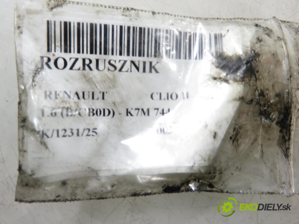 RENAULT CLIO II (BB_, CB_) HB 2003 66,00 1.6 (B/CB0D) - K7M 744 1598,00 Štartér  (Štartér)