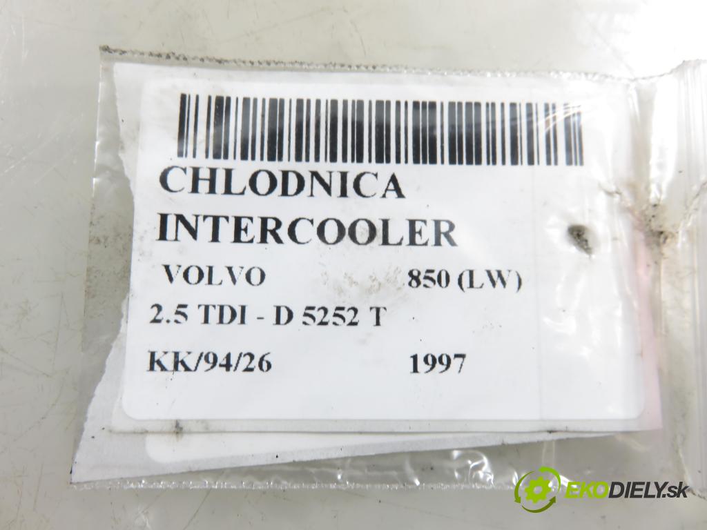 VOLVO 850 Kombi (LW) KOMBI 1997 103,00 2.5 TDI - D 5252 T 2461,00 chladič intercooler 